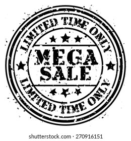Mega price grunge rubber stamp 
