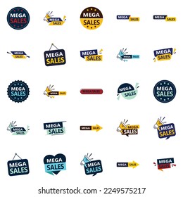 Mega venta 25 banners de vectores personalizables para su próxima promoción