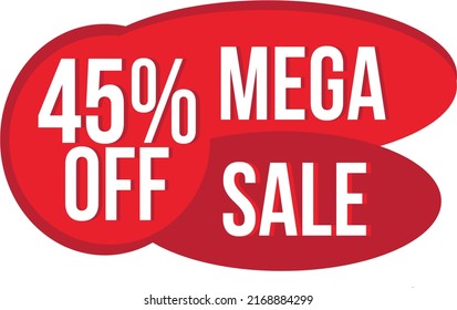 Mega Sale banner design template