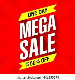 Mega Sale Banner Design Template