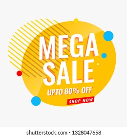mega sale banner template