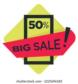 Mega sale banner template design. Big sales special offer. Vector illustration super sale banner, Flash sale banner ,flyer,poster,vector illustration.