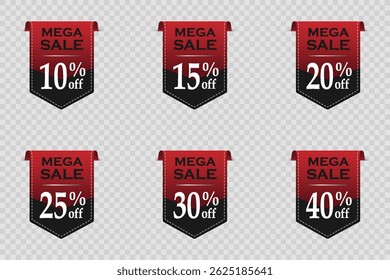 Banner de venda mega com texto. Oferta especial de descontos.