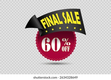 Mega sale banner with text. Discounts special offer.