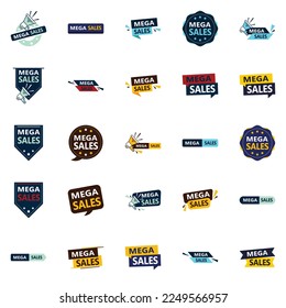Mega Sale Bundle 25 High Quality Vector Designs for Your Marketing Needs