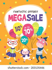 Mega Sale Poster Design