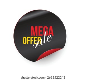 Mega Sale Red Ribbon Tag Set