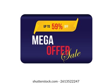 Mega Sale Red Ribbon Tag Set