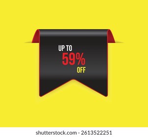 Mega Sale Red Ribbon Tag Set