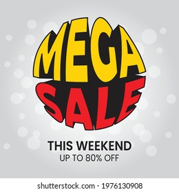 mega sale. special offer big sale special offer Vector illustration