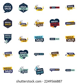 La mega colección de vectores de venta 25 diseños inspiradores para su próxima promoción