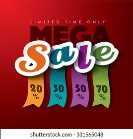 Mega-Sale-Vektordesign
