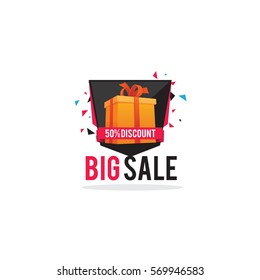 Mega Sale vector design.