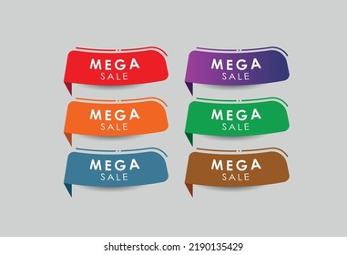 Mega Sale-Vektordatei EPS
