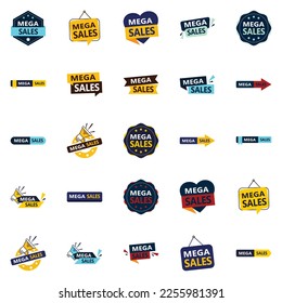 The Mega Sale Vector Pack 25 Impactful Designs for Sales Professionals