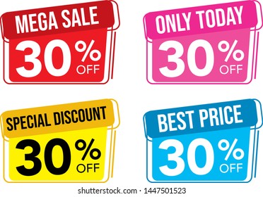 Mega Sales, Only Today, Special Discount, Discount, Sales, Shop, Vector Big Discount, Banner, Banner Sales Percent, Label, Promotion, Offer, Best Offer, Hot Offer, Limited Sales, Mega Offer, Lead