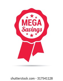 Mega Savings Ribbon