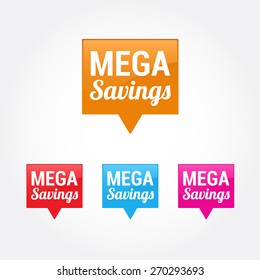 Mega Savings Tags