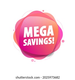 Mega-Rabatt-Vectorshop-Label