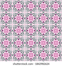 Mega seamless pattern geometric colorfull, the ornament can be used on web page, pattern fills, wallpaper background.