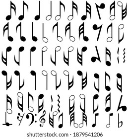 riesige Menge von absolut allen musikalischen Symbolen