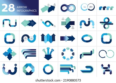 Mega set of arrow  Infographics.