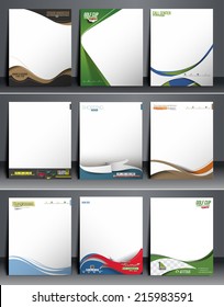 Mega Set of Business Style Corporate Identity Template. 