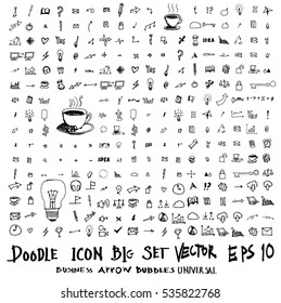 MEGA set of doodles. Super collection of arrow ,business and finance, social media shopping elements. Creative