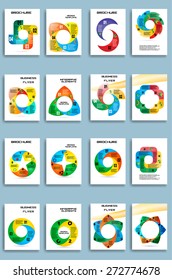 Mega Set of Flyer Templates . Brochure Design 