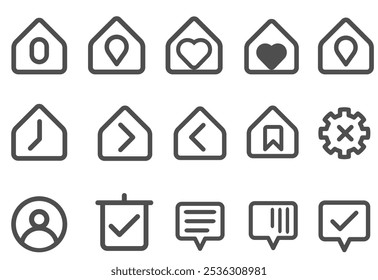 Mega set of icons in trendy line style. Business, ecommerce, finance, accounting .Small User Interface Line Icons Editable Stroke.