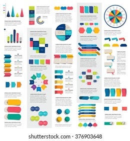 Mega set of infographics elements.