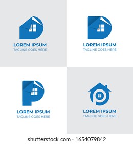 Mega Set, Real Estate, Building and Construction Logo Vektorillustration Design EPS10