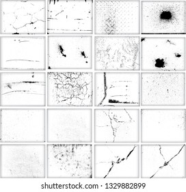 Mega set of Scratch Grunge Urban Backgrounds . Large collection of vector Textures. Dust Overlay Distress Grain ,Simply Place illustration over any Object to Create grungy Effect .abstract,splattered 
