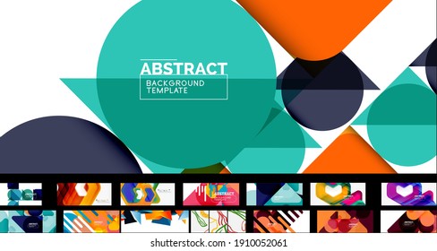 Mega set of trendy geometric designs