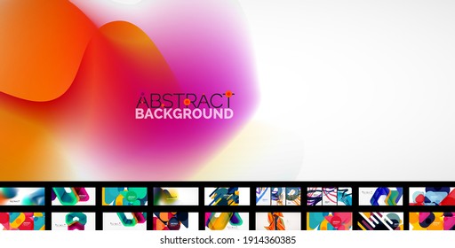 Mega set of trendy geometric designs
