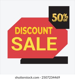 Mega shopping offer 50 percent discount 
