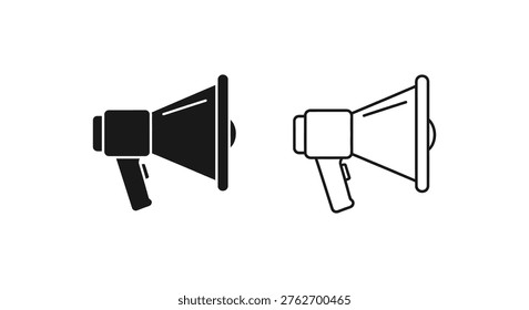 Mega Sound Amplification: Megaphone Marketing Essentials Vector