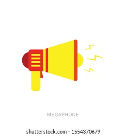 Mega speaker vector icon illustration sign