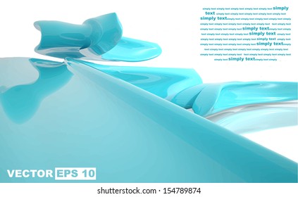 mega vector abstract background of blue glossy plastic. Edit and insert your text.