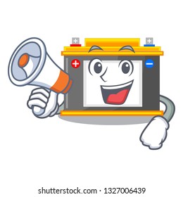 With megaphone accomulator in the a character shape