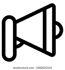 Megaphone Ad Icon for E-Commerce Shop