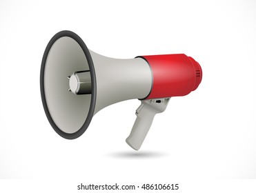 Megaphone - advertisement concept