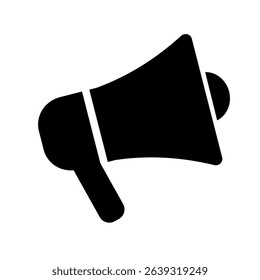 Megaphone, announcement, promotion — flat vector icon