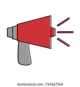 megaphone audio isolated icon