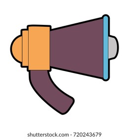 megaphone audio isolated icon