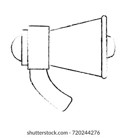 megaphone audio isolated icon