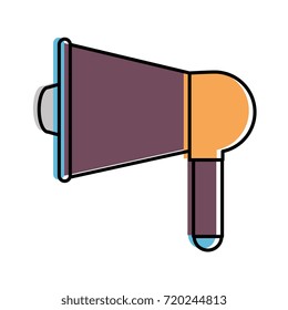 megaphone audio isolated icon