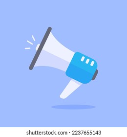 megaphone broadcasting speaker icon Make a loud noise to notify product promotions.