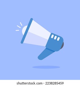 megaphone broadcasting speaker icon Make a loud noise to notify product promotions.