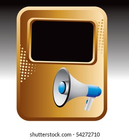 megaphone bronze halftone template